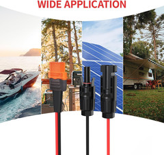 10AWG 2FT Solar to Xt60I Cable 2 10 25 35 50 75 100FT Solar Connector