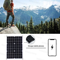 10000W 110V Power Inverter Solar Generator With 500W Solar Panel Home Complete