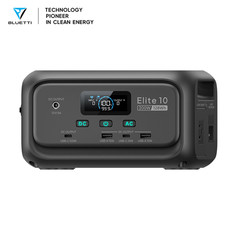 BLUETTI Elite 10 128Wh Mini Portable Power Station+60W Solar Panel for Travel