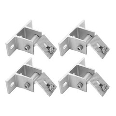 4Sets Solar Panel Mounting Bracket Foot Aluminum Alloy Solar PV Front Supports