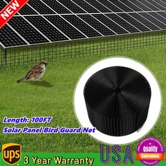 100ft Solar Panel Wire Mesh Roll & clip kit – Pigeon Bird Proofing Guard kit new