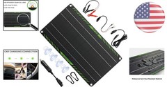 High Efficiency 10W 12V Solar Panel Battery Charger for RVs, Cars & Motorcycles