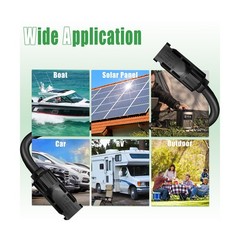 Twin Wire 100FT Solar Extension Cable – 10AWG (6mm²) Solar Panel Connector,