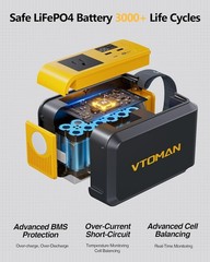 VTOMAN Jump100 88.8Wh Portable Power Station Battery Solar Generator Power Bank