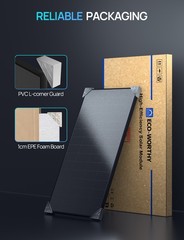 ECO-WORTHY 2Pack 200W Solar Panel 25.2% High Efficiency 18V Monocrystalline RV