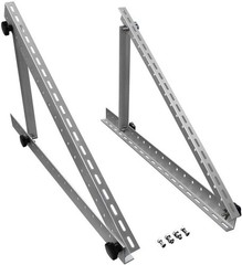 Compact 28in Solar Panel Mounting Brackets with Foldable Legs for Any Surface