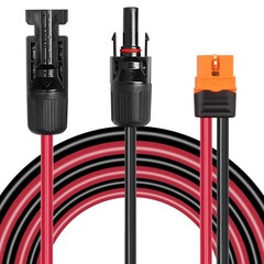 Solar to XT60i Cable – 8FT Solar Panel Adapter Connector XT60i-F Extension fo…
