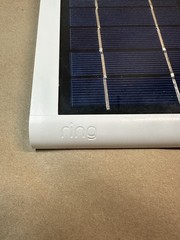 2X Ring Solar Panel for Ring Spotlight Cam Battery/Stick Up Cam Battery – White