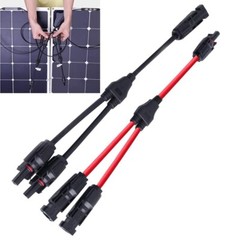 Cable Connector FFM MMF PV`Wire 1 Pair Y Branch Solar Panel 30A T Splitter New