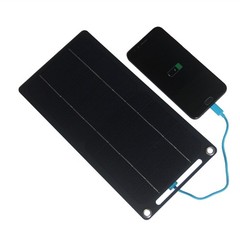 Waterproof Solar Chargers Panel 6W 5V Double Output USB Type C For Travel