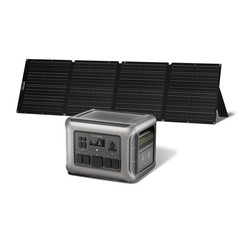 ALLPOWERS 2500W Portable Solar Generator Power Station 200W Foldable Solar Panel