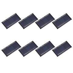 8PCS 1.5V 0.24W 0.16A Mini Solar Panels for Solar Power Small Solar Cells