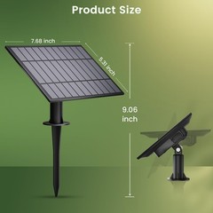 OHLUX Replacement Solar Panel – Compatible with OHLUX Solar Powered Outdoor S…