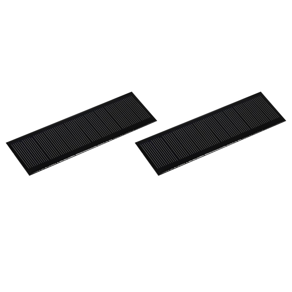 Mini Solar Panel Cell 6V 105mA 0.5775W 120mm x 38mm for DIY Project Pack of 2