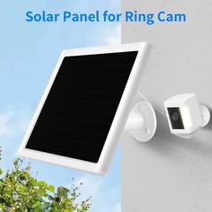 6W Solar Panel Charger for Ring Spotlight Plus Pro Stick Up Cam 10ft