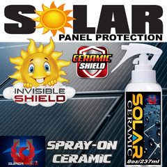 SOLAR PANEL CERAMIC COATING PROTECTION SPRAY HIGH ENERGY TRANSFER SELF CLEANING