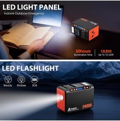 Takki 88.8Wh Portable Power Station Lithium Battery Solar Generator Power Bank