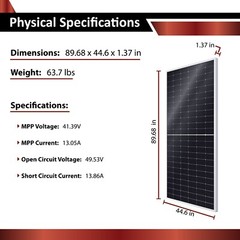 *31pack of 540W=16740W 1 Pallet of Bifacial Monocrystalline Solar Panel 500Watt*
