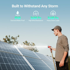100W 12V Monocrystalline Solar Panels – 2-Pack for Off-Grid Power Solutions
