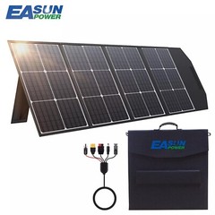 200W Foldable Solar Panel Portable for Power Station RV Camping = 2x 100W Panel