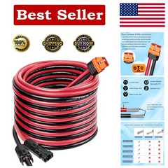 High-Quality 25FT XT60i Adapter Cable for Solar Panels – 10AWG Power Solution