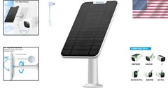 13.1ft Adjustable Solar Panel for Eufycam: Weatherproof and Efficient Charging