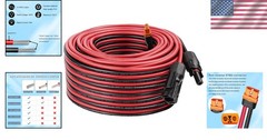10AWG Solar Panel XT60i Cable – 60FT Extension