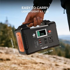 Power On-the-Go: 200W Portable Power Station & Quiet Generator for Emergencies