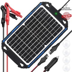 12V Solar Panel Trickle Charger for Cars, Boats, and RVs – Eco-Friendly Power