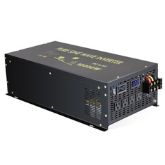 Pure Sine Wave Inverter 10KW 24V 120V 220V Power Car Truck Motor Solar Van Camp