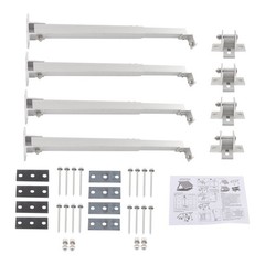 Adjustable Angle for Roof Install Solar Panel RV Tilt Mount Brackets Set 4 Packs