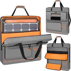 Solar Panel Storage Bag Fit for Jackery Solarsaga 100W 100X 200W | Orange Lining