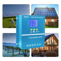 12V 24V 36V 48V For MPPT Solar Charge Controller 100A with Dual USB Ports