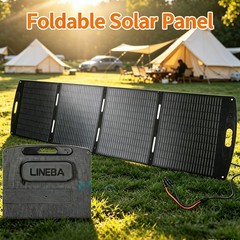 200W Foldable Solar Panel Kit Charger Battery Controller Power RV Camper System