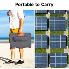 200W Portable Foldable Solar Panel IP65 Waterproof Solar Charger for RV Camping