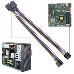 Super Micro Chassis Front Panel Jumper Adapter Cable for Computer Repair and DIY