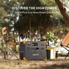 E3600LFP 3072Wh Pecron Portable Power Station Solar Generator 2*200W Solar Panel