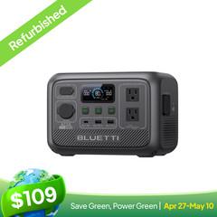 BLUETTI AC2A 300W 204Wh Portable Power Station Generator for Camping Backup