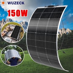 150 Watt Flexible Solar Panel 12V Monocrystalline Solar PV Charging For RV Boats