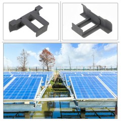 10-60X Photovoltaic Panel Water Guide Clamp Solar Panel Water Drain Remove Clips