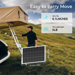 100W 200W 300W 400W Flexible Mono Solar Panel Car Boat RV Home Rooftop Camping