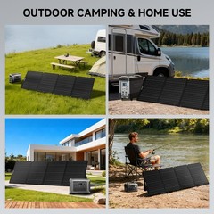 ALLPOWERS SOLAX 100W 200W Foldable Solar Panel Portable Solar Charger Camp Trip