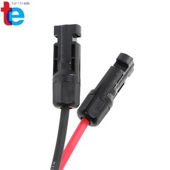 Solar Panel Extension Cable 4mm² 20M Red+Black w/M4 Plug for Outdoor Power Syste