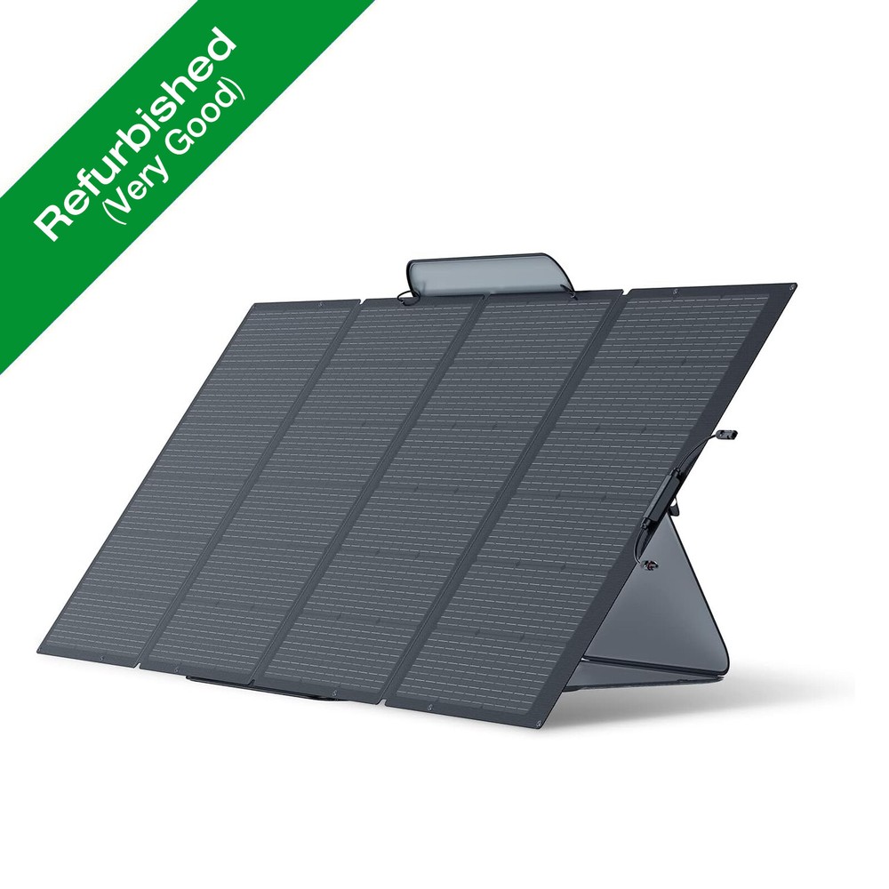 EcoFlow 400W Solar Panel Portable & Foldable For Canmpign, RV Refurbished