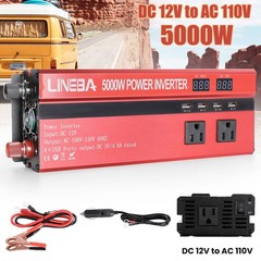 200W 400W Flexible Solar Panel Kit Home RV Rooftop Off-Grid+5000W Power Inverter