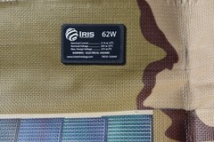 Iris Technology P3 Military Folding 62 Watt Solar Panel 16013A NEW