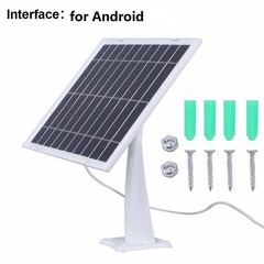Easily Installed 5V 8W Solar Charger for Android Devices & Monitoring Systems