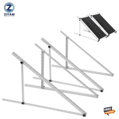 4 Sets 45in Solar Panel RV Tilt Mount Brackets kit Roof Surface Adjustable Frame