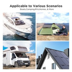 100W Ultra-Thin Flexible Solar Panel 12V, 11BB 23% High-Efficiency ETFE Monoc…