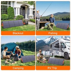 N-Type 16BB 200W Portable Solar Panel for EF/Jackery/Bluetti/Anker Power Stat…
